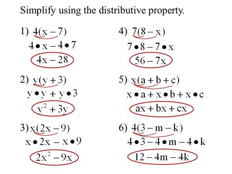 simplify distributive property calculator